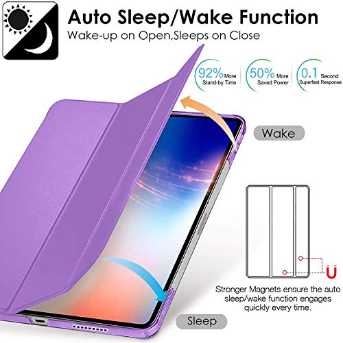 Image of DuraSafe Cases for iPad Pro 11 inch 4 3 2 Generation Case A2759 MNXE3HN /A MNXD3HN /A A2435 MNXG3HN /A MNXF3HN /A MNXJ3HN /A MNXH3HN /A A2761 A2762 MNXN3HN /A MP553HN /A A2377 MHQR3HN /A A2228 - Purple