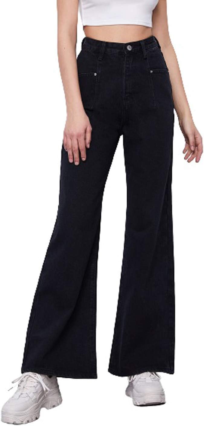 KOTTYWomen's Relaxed Fit Mid Rise Jeans