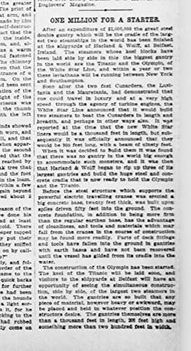 Clipping New York Daily Tribune 3rd January 1909 One Million for a starter Poster Print (18 x 24) Clipping New York Daily Tribune 3rd January 1909 One Million for a starter Poster Print (18 x 24)