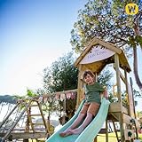 Disney's Der König der Löwen Story Spielturm von Wickey - Klettergerüst, Kletterturm, Gartenspielgerät für Kinder - Outdoor Garten Spielplatz aus Holz mit Sandkasten - 5