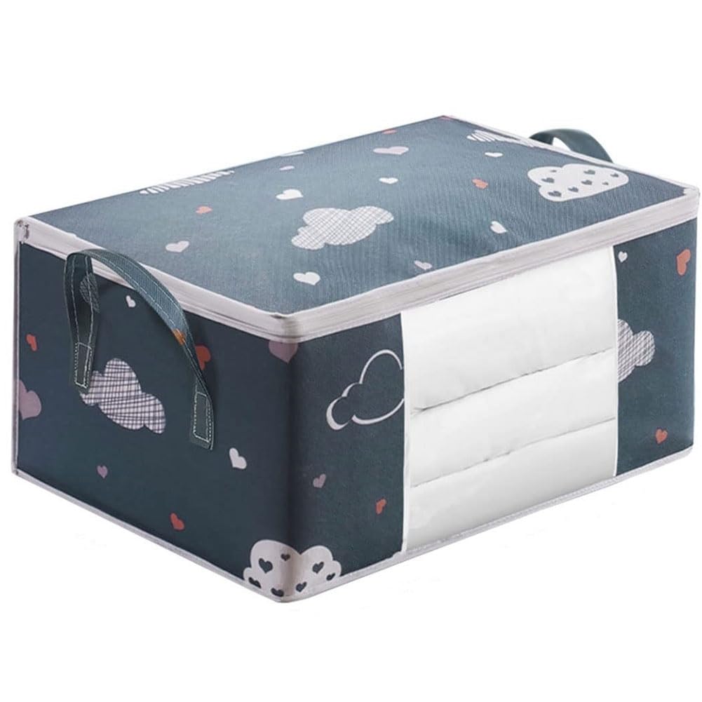 CTRLZS Storage Bag, Clothes Storage Comforter Storage Bag,for Organizing Bedroom Closet Clothing Comforter Sweater, L