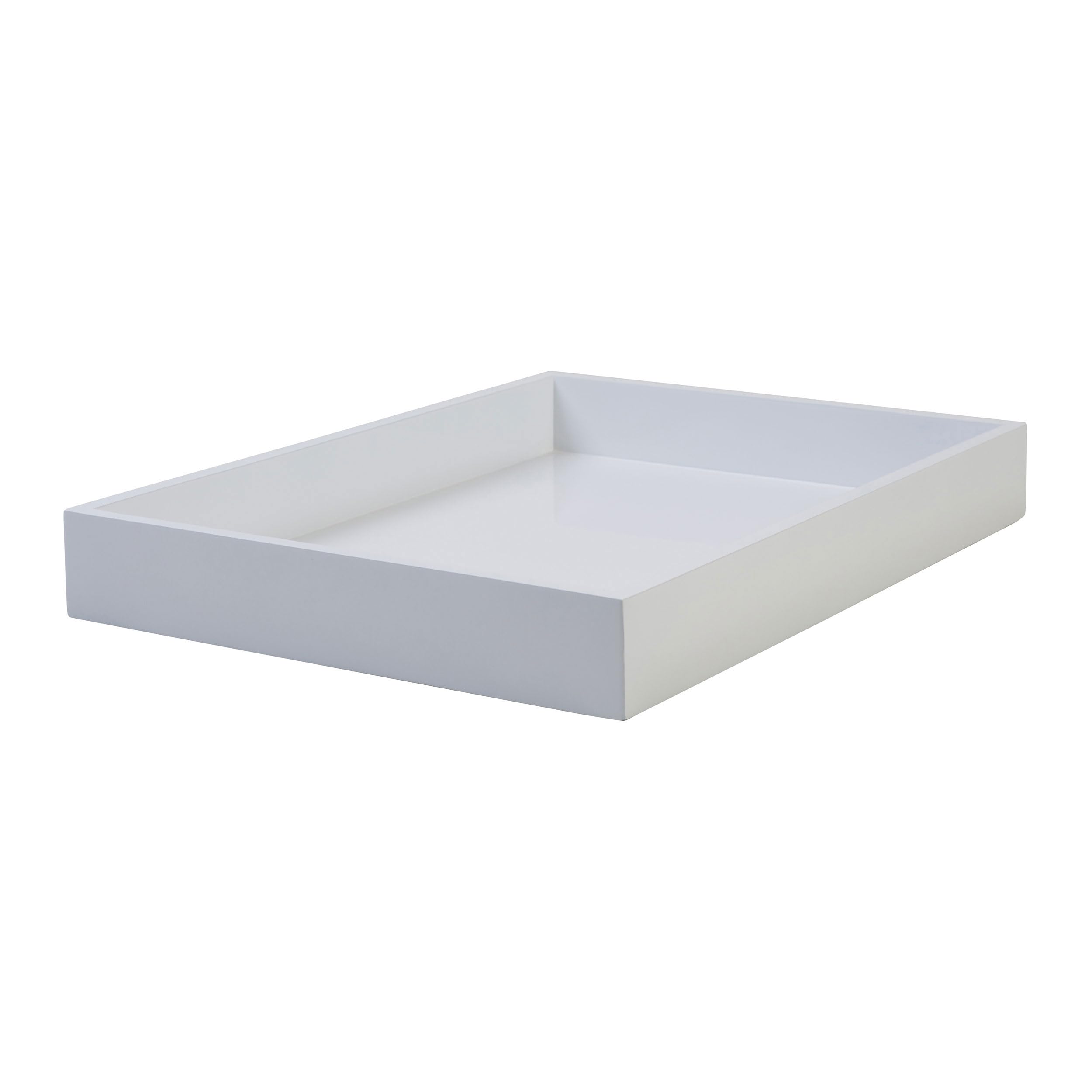 Gift Company Tablett Spa M, rechteckig, Serviertablett, Dekotablett, MDF, Weiß, 40 x 29 cm, 77867 Küche, Haushalt & Wohnen