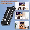 8K@60Hz HDMI Splitter 1 in 3 Out, 1x3 HDMI 2.1 Splitter Support 4K@120Hz, 1080P@240Hz VRR HDCP2.3 HDR HDR10 48Gbps EDID Dolby Atmos 7.1ch, Only Duplicate/Mirror Screens Not Extend