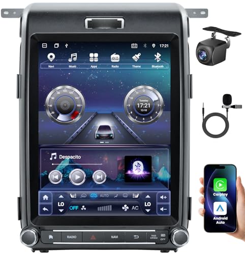 [8Core 8G+128G] for Ford F150 Radio Upgrade 2013 2014, Android 13 12.1 Inch T Style Touch Screen Stereo with Carplay Android Auto GPS FM AM DSP 5G WiFi SWC Backup Camera
