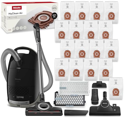Miele NOUVEAU Guard M1 Aspirateur traîneau avec sac pour chat et chien avec filtre AirClean actif réduisant les odeurs, tête de sol TurboTeQ et tête de sol...