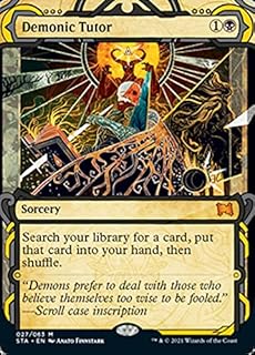 Magic: The Gathering - Demonic Tutor (027) - Borderless - Strixhaven Mystical Archive