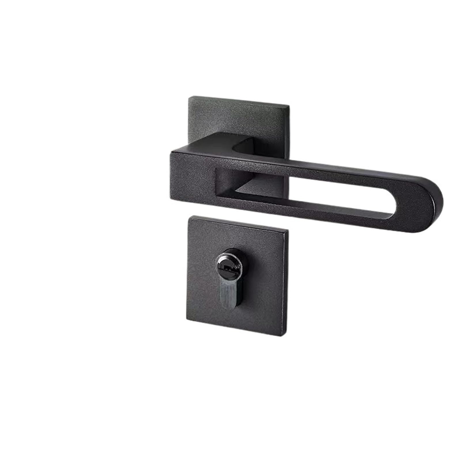 FBXRXZFPJ Room Door Lock Indoor Silent Wooden Handle