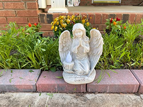 VP Home Praying Angel Watching Over Us Solar Powered LED Outdoor Decor Garden Light - Image 5