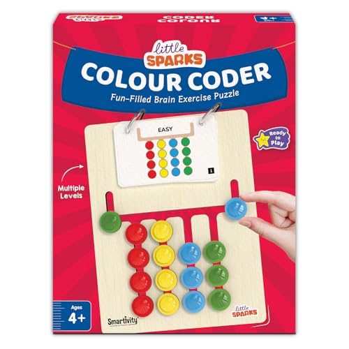 Smartivity Kids Montessori Slide Puzzle I Color & Pattern Matching Learning Toys for Kids 4-8 Years I Birthday Gift for Boys&Girls I Preschool Educational Activity Toy for 4,5,6,7,8I Travel Friendly