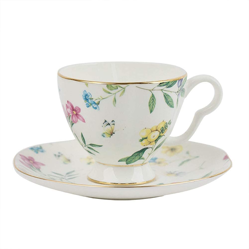 Red Bone China zestaw filiżanek do kawy - dom restauracja biuro filiżanka do herbaty latte cappuccino espresso kubek na sok mleko zestaw do jadalni