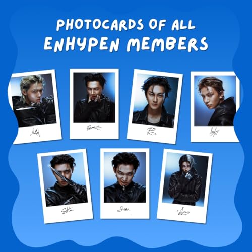 Image of Funk You Store Enhypen Photocards | Enhypen Songs Mini Poster Kit (Set of 18) | Knife, No Doubt, Bite Me Songs Compact Size (8 x 6 cm) Posters for Phone Accessories, room decoration (C 072)