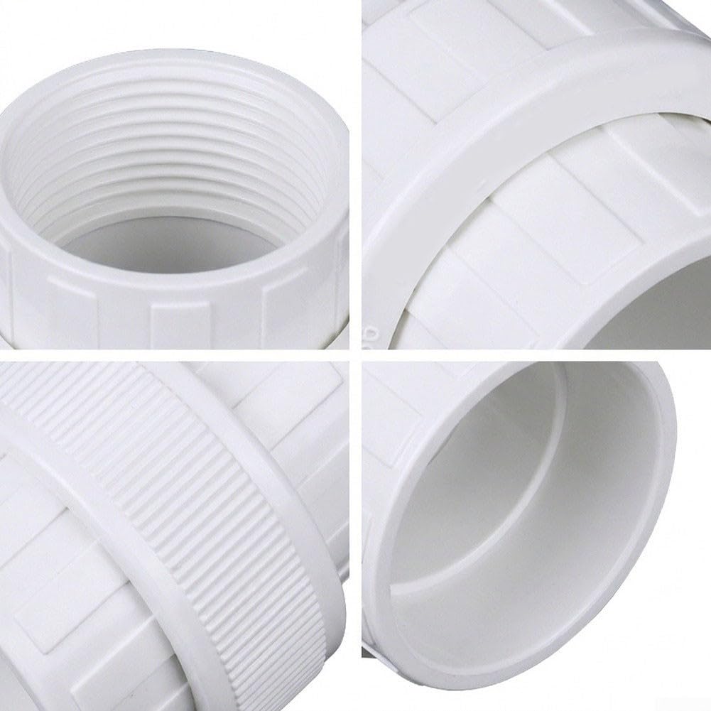 Lot de 10 raccords en PVC de 5,1 cm avec joint d'étanchéité EPDM