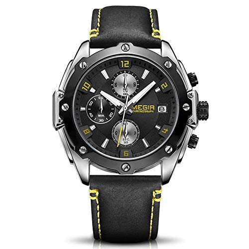 Montre quartz LULI avec calendrier et cadran lumineux