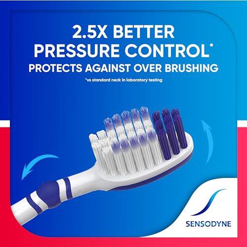 Image of Sensodyne Sensitivity & Gum Soft Toothbrush Designed for Sensitive Teeth,4 Count (Pack of 2)