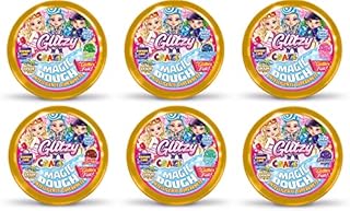 CRAZE Magic Dough Expert Glitzy inteligentna plastelina dla dzieci 70 g puszka z efektem połysku 35450