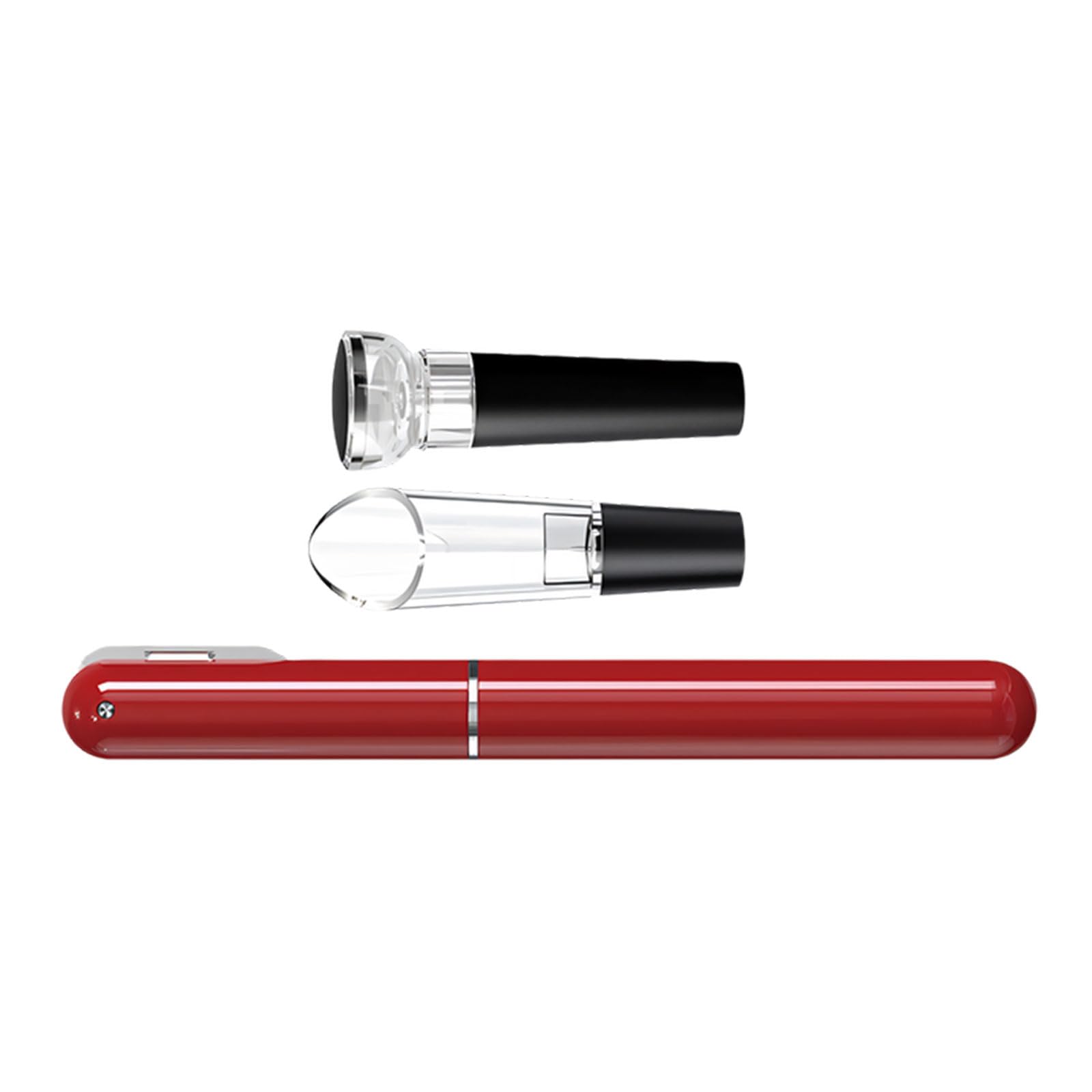 Hzbb Red Professional Corkscrew Set Featuring Pressurized Design And Stopper Smooth Cork Denial Twist Wine Opener