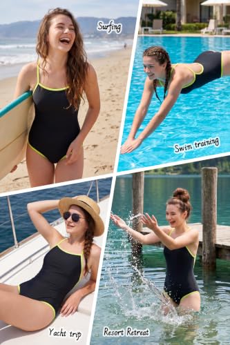 Image of Beautikini Period Swimwear - One Piece Bathing Suit Menstrual Leakproof Swimsuit for Teen Girls and Women