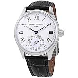 De cristal: cristal de zafiro Frédérique Constant Reloj Analógico para Hombre de Cuarzo Suizo con Correa en Cuero FC-285MC5B6