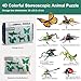 Purryegift Kids' Insect & Animal Slot Assembly Toys, 8pcs 4D Lifelike Insect/Animal Models, 3 Progressive Difficulty Level, Develop Children's Hands-on Skills and Cognitive Abilities (Advanced)