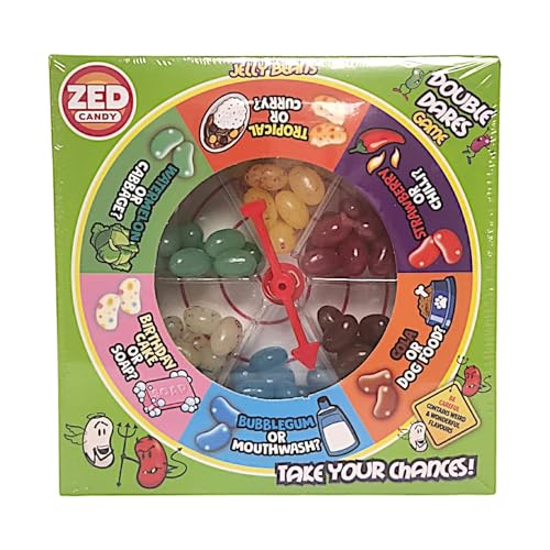 Jelly Bean Game Box with 6 Flavour Mixes Gluten-Free Vegetarian Dairy-Free & Halal with Spin & Play (Single Jelly)