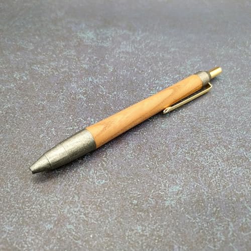 Baton Dor 欅(けやき)木軸ペン・ノック式ボールペン スペシャルエディション[燻し銀月]