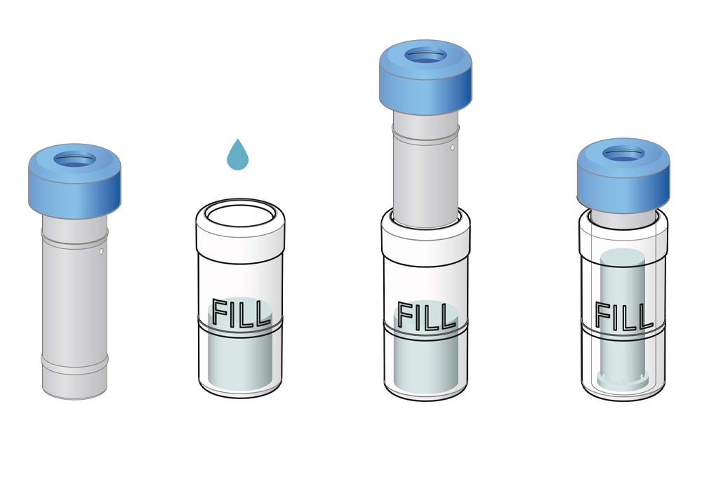 GVS Filter Technology, SEPARA Spritzenlose Filter Vial, PTFE Membran, 0.45µm, 100/pk