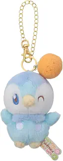 タカラトミーアーツ(TAKARATOMY A.R.T.S) ポケットモンスター ポケモン ポケピース ぬいぐるみチェーン付マスコット (カラフルVer.) ポッチャマ ぬいぐるみ高さ約11cm