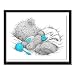 5D Fai da Te Diamante Pittura Trapano Completo Kit Orsacchiotto di Peluche Diamond Painting Cristallo Strass Ricamo Punto Croce Arti Tela, per la Decorazione della Parete Square Drill,40x60cm