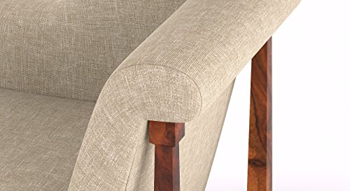 Image of Urban Ladder Malabar Chaise (Finish : Teak, Colour : Macadamia Brown)