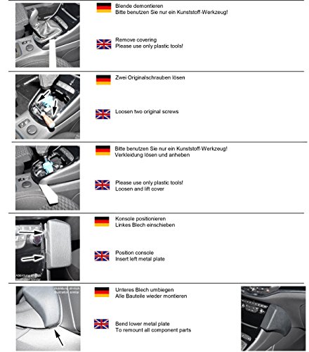 KUDA 2525 Telefonconsole (LHD) per Opel Astra K ab...