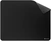 Mouse Pad TopGet ProControl | Gamer & Home Office | Precisão, Deslize Suave | Base Borracha Antiderrapante, Poliéster Durável | 22x18 cm (Preto)
