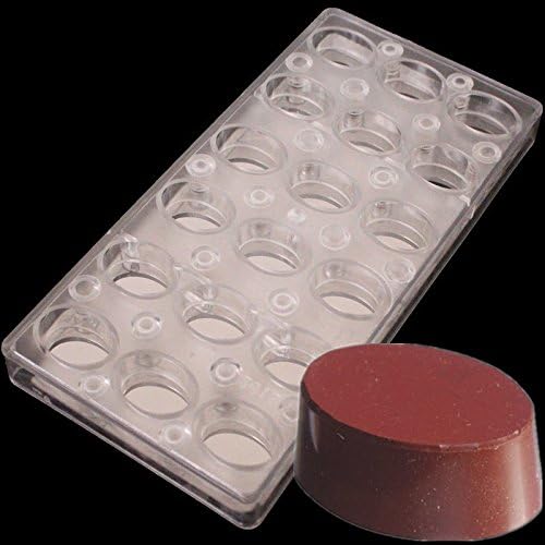 Oval egg Shaped Magnetic Polycarbonate Chocolate Mold Plastic DIY PC Tools Magnet pudding jelly for chocolate transfer mold