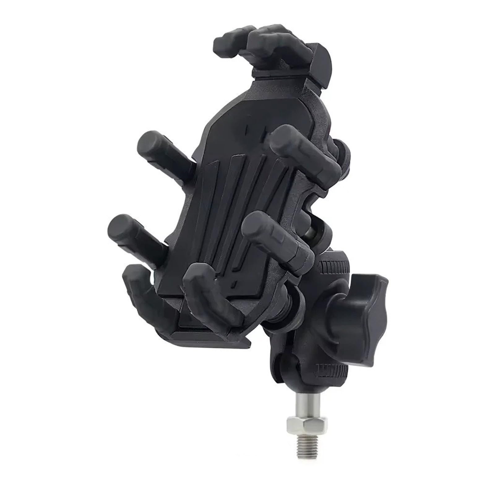 Support GPS Moto Support De Téléphone Portable en Alliage D'aluminium pour Moto, Rétroviseur Mobile, Navigation, Poignée Anti-Vibration, Vélo