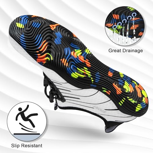 Image of ATHMILE Water Shoes for Men Women River Swim Beach Pool Adult Quick Dry