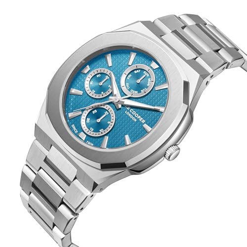 Image of Lee Cooper Multifunction Blue Round Dial Men's Watch - LC08047.390