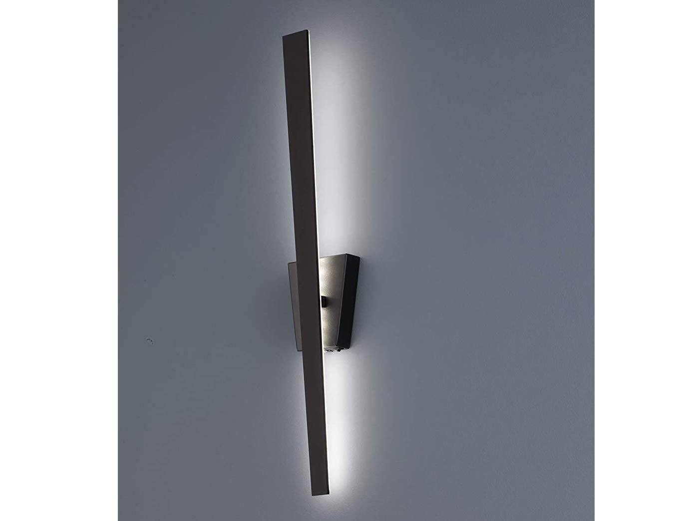 Trio Leuchten Zita 225870132 LED Wandleuchte, Metall, 6 Watt, Schwarz Matt