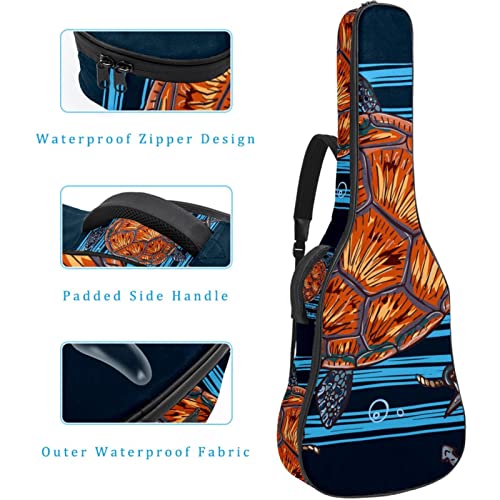 Housse de guitare en tissu Oxford dessinée à la main avec bandoulière réglable - Les Beatles, Paul McCartney, John Lennon, RIngo Starr, George Harrison Housse de guitare en tissu Oxford dessinée à la main avec bandoulière réglable – Image 5