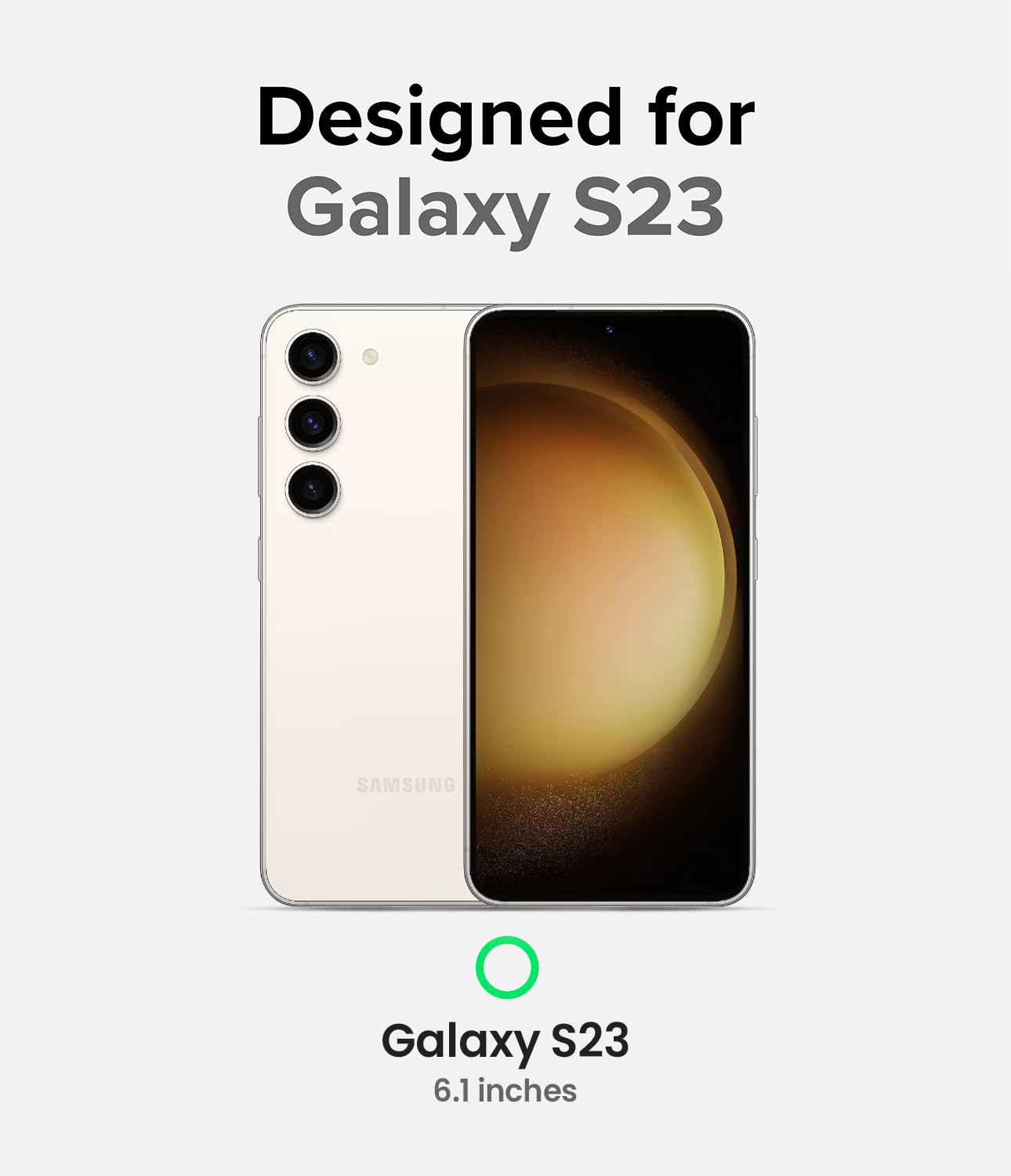 Ringke Onyx Compatible with Samsung Galaxy S23 5G Case Cover Rugged Flexible Durable Anti-Slip TPU Protection Shockproof Samsung S23 Back Cover - Black