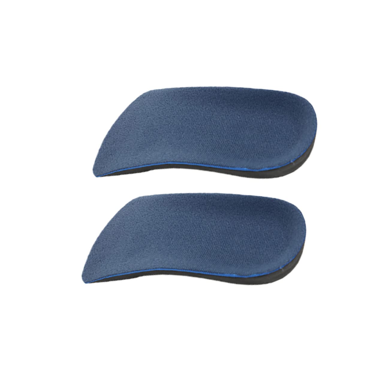 LRXIYODE EVA Arch Support Insoles for Flat Feet XL Size Blue Black Cushioning Orthotic Pads for Plantar Fasciitis