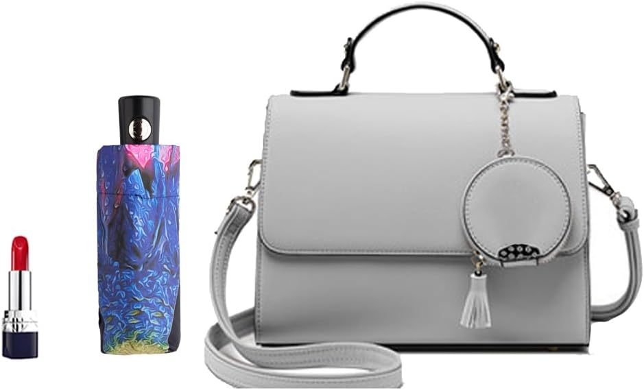 Goothdurs Automatic Mini Travel Windproof Umbrella Compact Auto Open/Close Small Lightweight Folding Rain Umbrellas for Women Men - Image 7