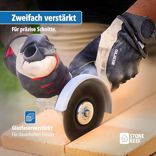Trennscheiben [125x 1,0x 22,23mm] Extra Dünne, Zweifach Verstärkte Flexscheiben (1mm) – 125mm für Winkelschleifer & Flex – 25er Set für präzise Metallbearbeitung – Ideal für Stahl und Edelstahl