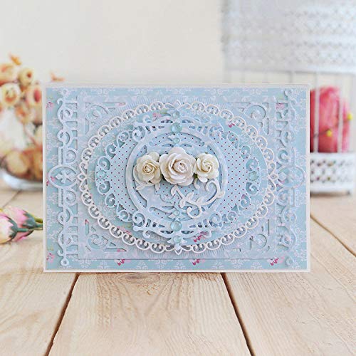 Huizen Metalen Stansmessen Stencil DIY Scrapbook Album Papier Kaart Template Mold Metalen Snijden Dies voor Crafting