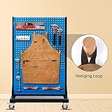 LEFOR·Z Work Apron with 10 Pockets,Waxed Canvas Woodworking Apron for Men with Magnetic Pocket,Waterproof Tool Apron Workshop Apron,Cross-Back Adjustable from M to XXL,Brown - Image 8