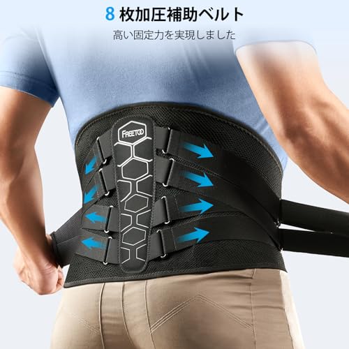 FREETOO 腰 サポーター ベルト Mサイズ