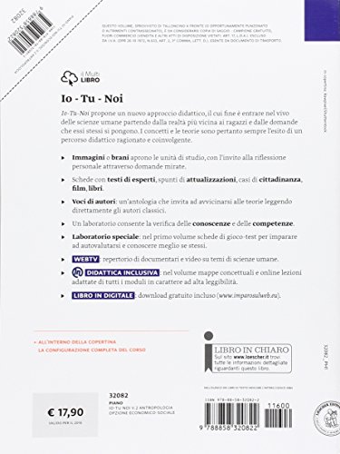 Io-tu-noi. Psicologia e metodologia. per le Scuole...