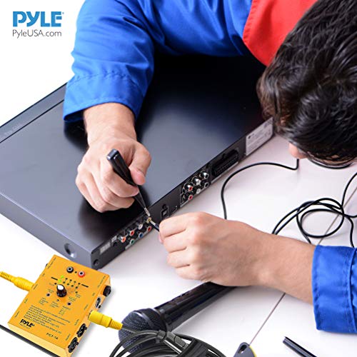 8 Plug Audio Cable Tester - 8 In 1 Pro Audio Cable Tester Music Instrument/Studio Equipment Cable Connector Continuity Checker/Line Finder/Wire Tracker W/6 Way Switch, Led Light - Pyle Pro PCT10 - Thumbnail 5