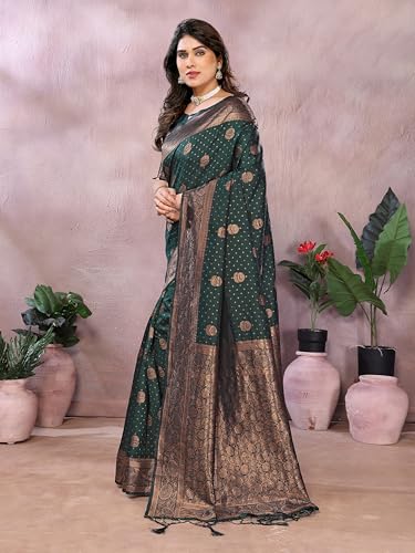Image of Avantika Fashion Women's Kanjivaram Soft Silk Banarasi Sarees With Blouse Piece