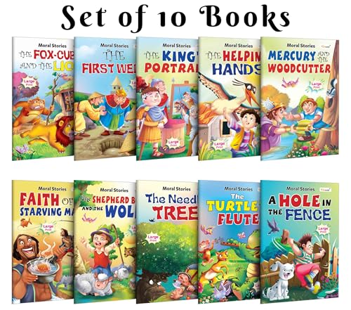 Image of Children's Educational Story Book Collection Pack 1 : Kid's First Library Set | Story Book for Preschoolers, Educational Picture Books - 10 Story Books