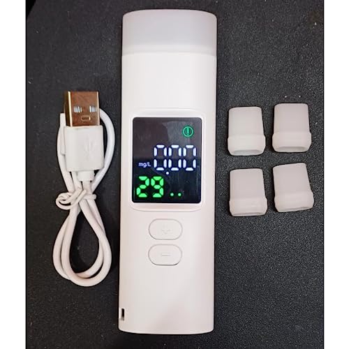 Image of Professional Alcohol Tester with Superior Accuracy Reliable and Super Sensitive Sensor Professional-Grade Compact and Lightweight (Model S-12)