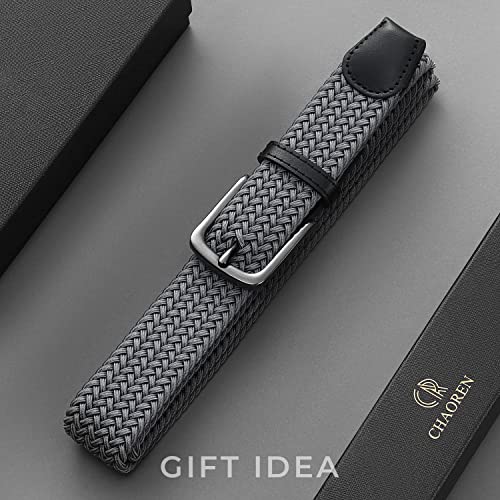 Image of CHAOREN Mens Belt - Braided Stretch Golf Belt for Men 1 3 /8 inch- Gift for Golf Pants Casual Shorts Jeans